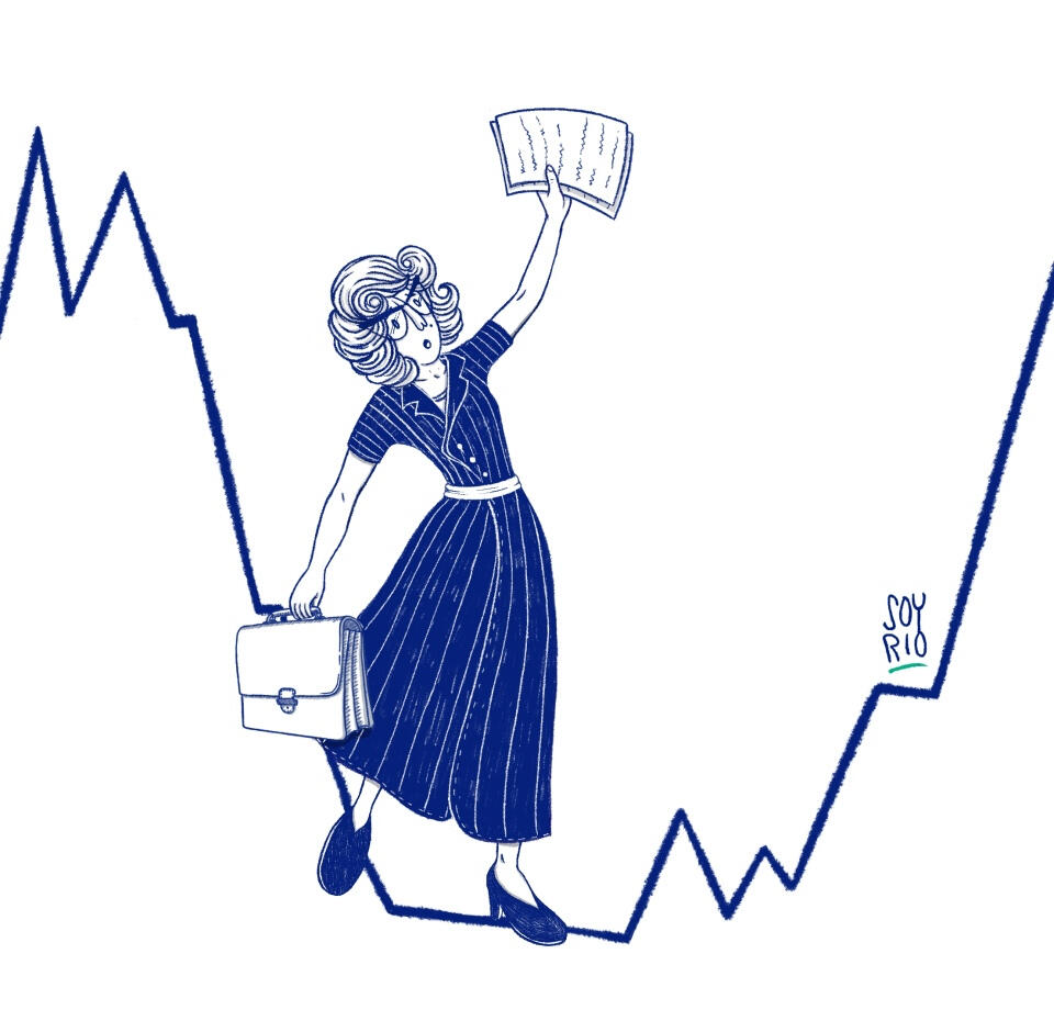 Soy Rio Ilustración para Atogu inversiones y bolsa