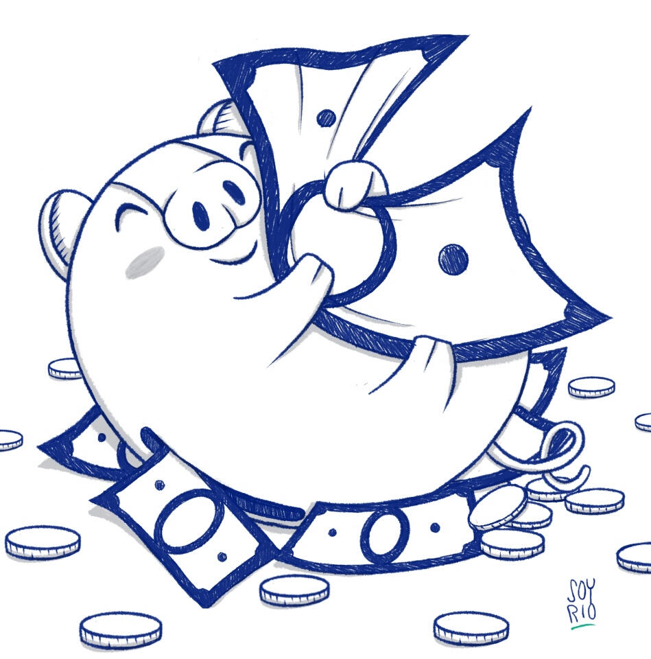 Financiación Soy Rio Ilustración para Atogu financiación y subvenciones